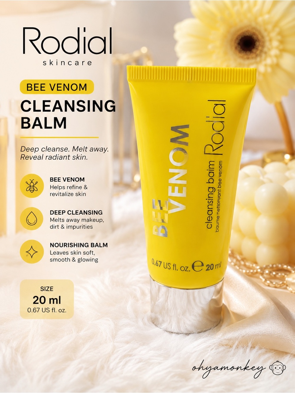 Rodial Bee Venom Cleansing Balm 20ml